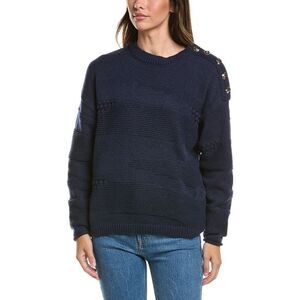 Ichi Womens  Ihastra Sweater, Blue